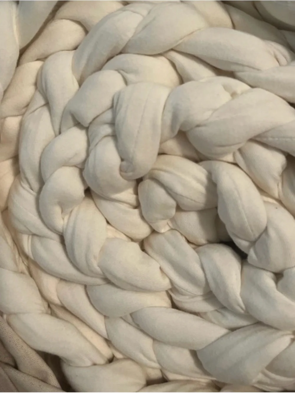 Bearaby Bone White Cotton Weighted Throw - NWT 15 pounds *See Description